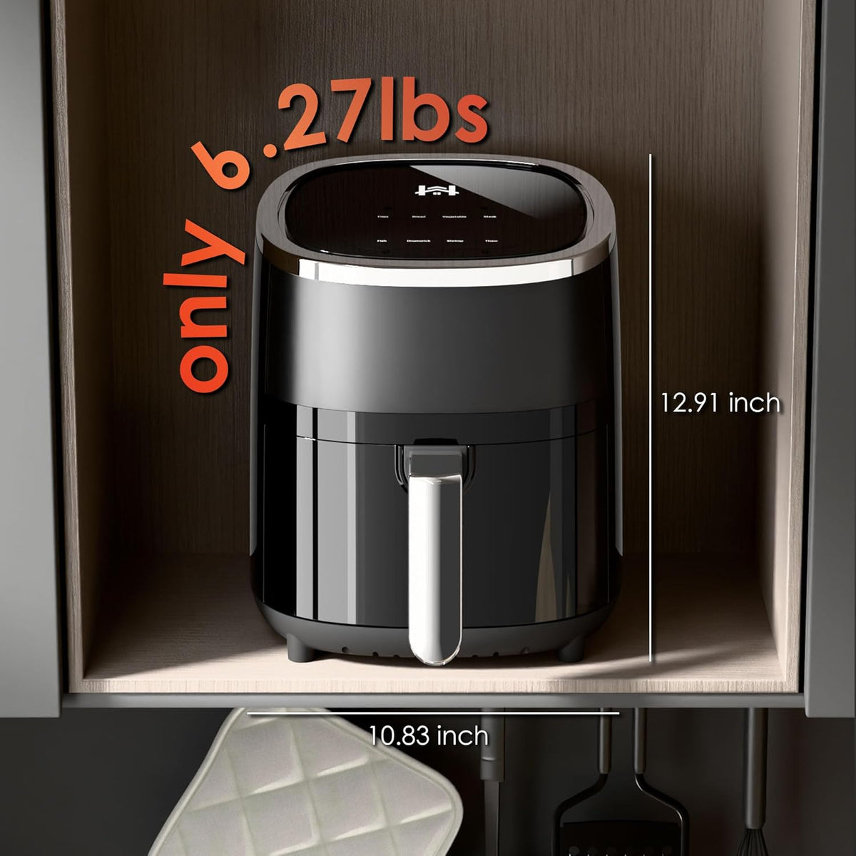 WHALL 4QT Compact Air Fryer