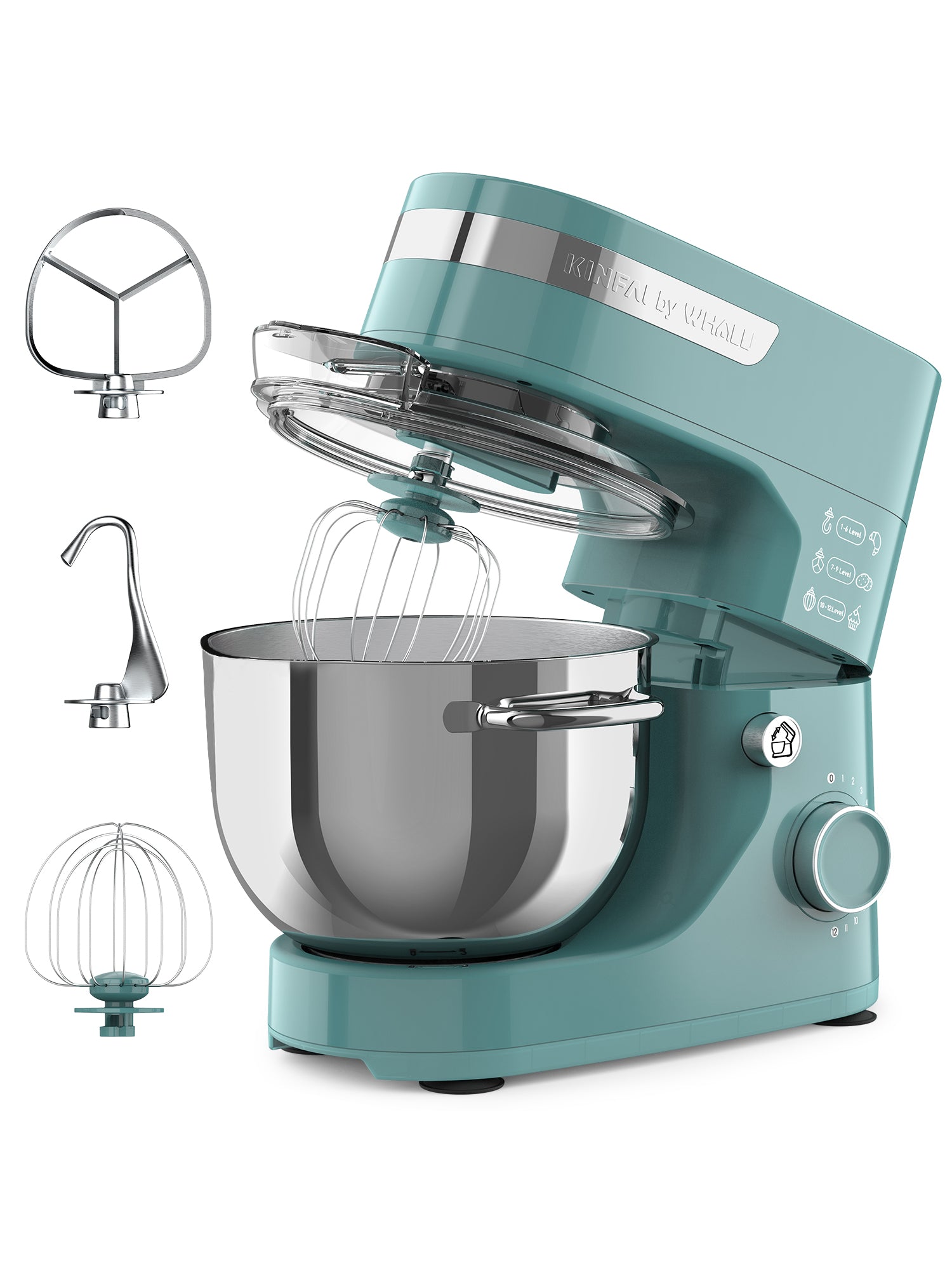 Kinfai Electric Kitchen Stand Mixer Machine with 5.5 Quart Bowl for Cake and Bread Making, Egg Beating, Baking, Dough,Cooking