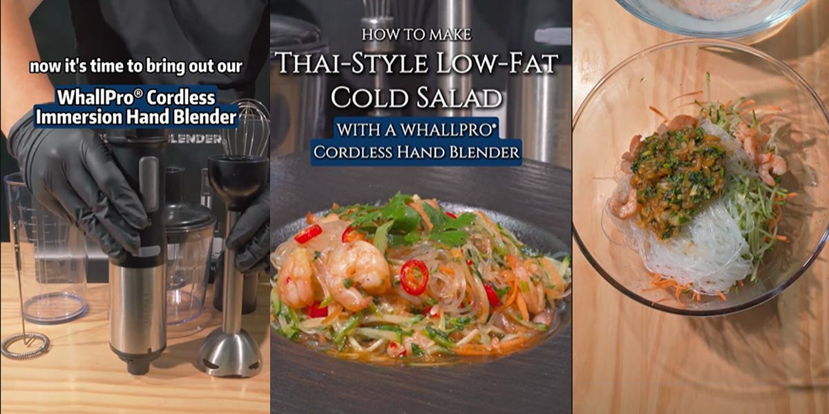 🥗Thai-Style Low-Fat Cold Salad – Fresh, Spicy & Guilt-Free!