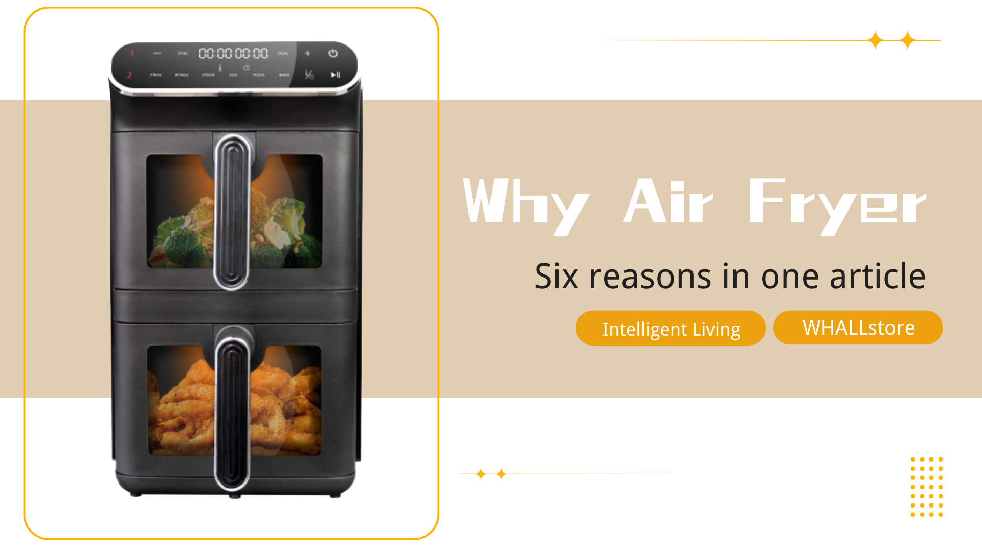 Six Reasons to Use an Air Fryer: WHALL Air Fryer Makes Healthy Cooking Easier