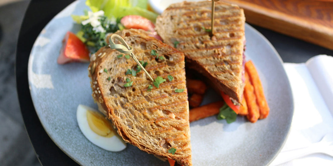 Bread toasted in a bread machine