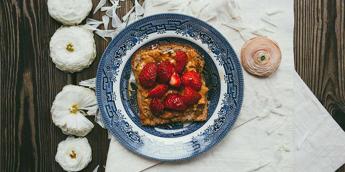 Tasty toast baked by a toaster