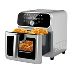 WhallPro 6QT All-Stainless Air Fryer, 8-in-1 Hot Oven with Digital LED Touchscreen