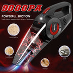 WHALL Handheld Vacuum - Powerful Cordless Hand Vacuum Cleaner, Wet & Dry Cleaning, Adjustable Power & Quiet Operation