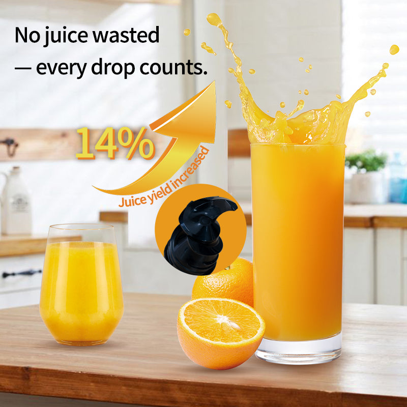 WHALL® Cold Press Juicer Machine with Touchscreen, Slow Masticating Machines with 3" Extra Large Feed Chute, Reverse Function, Soft & Hard Models