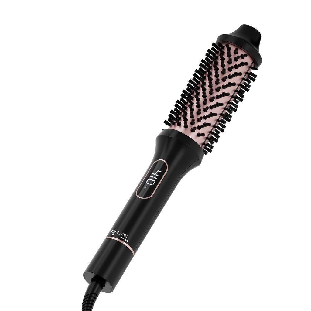 SKIMI Thermal Brush, Curling Iron, Heated Round Brush with LED Display and Ceramic Coating