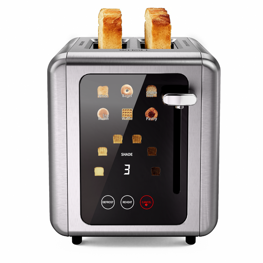 WHALL 2-Slice Touchscreen Toaster