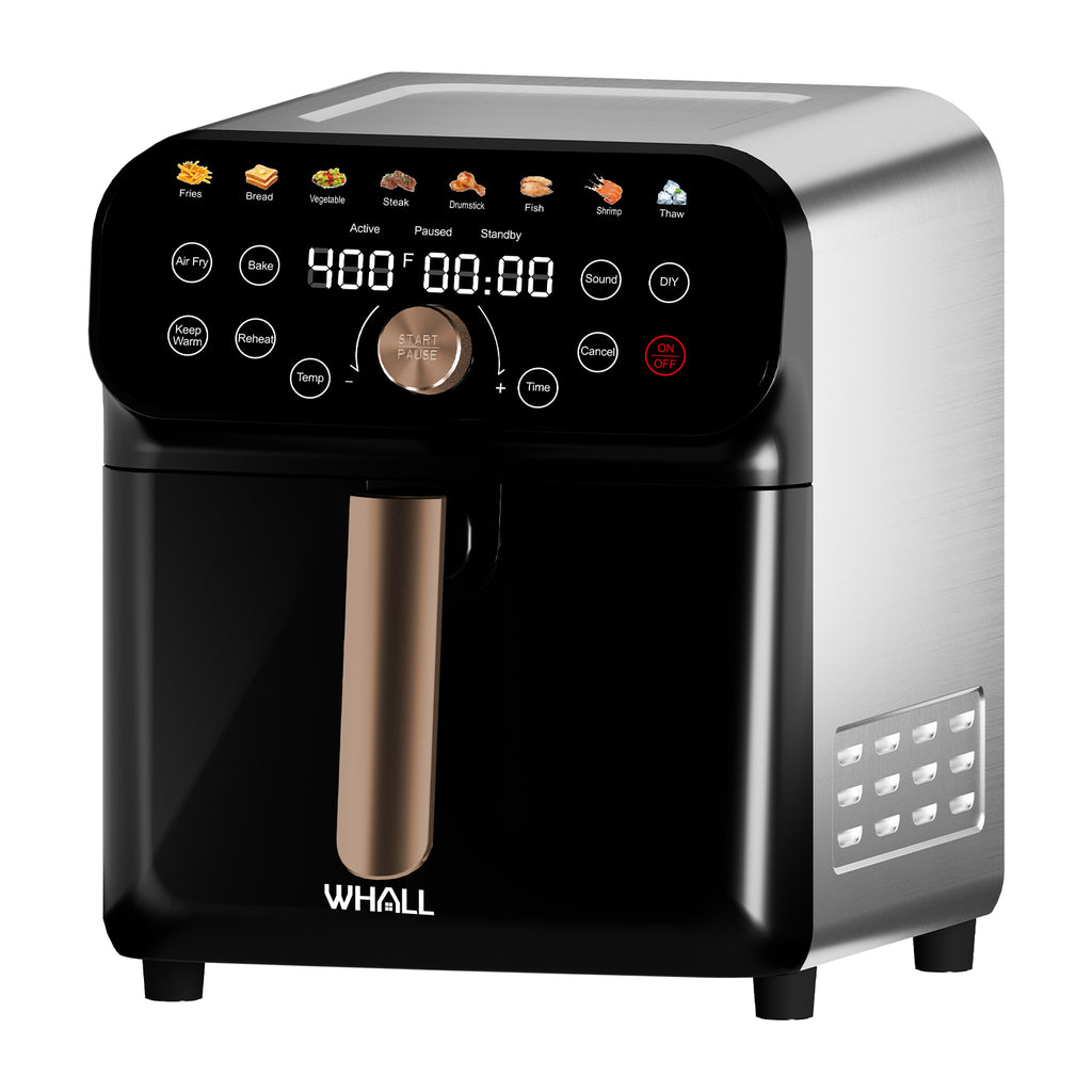 WHALL Air Fryer, 6.3Qt Air Fryer Oven with LED Digital Touchscreen, Cu –  Whall