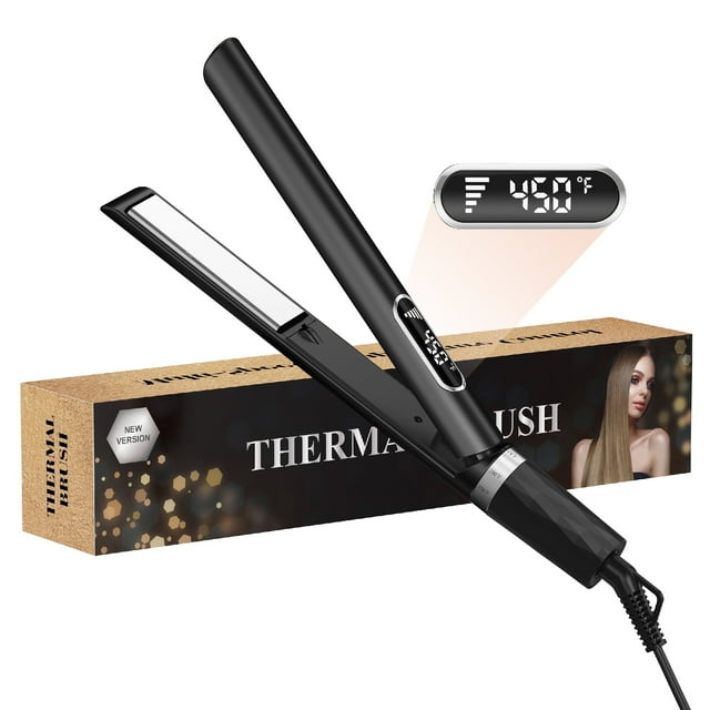 SKIMI Hair Straightener Flat Iron, Hair Straightening, Curling-5 Temp, Dual Voltage,Fast Heat