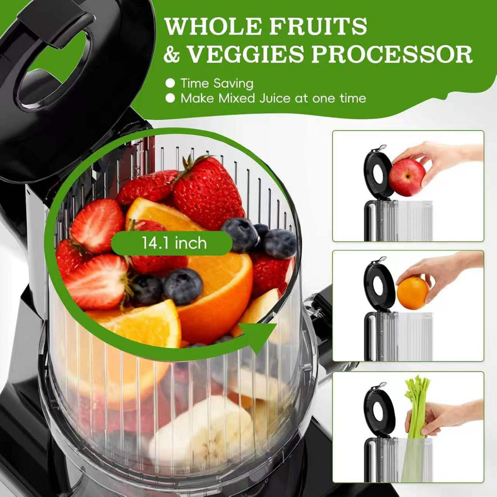 WHALL Cold Press Juicer Machine with Touchscreen