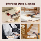 WHALL Carpet Cleaner Machine with Strong Suction for Upholstery, Carpets, Sofas, Stairs and Pet Stains