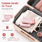 WHALL Foldable Handheld Steamer, Portable Lightweight Wrinkle Remover with Fast Heating & Powerful Steam, Compact Design Garment Steamer for Home and Travel