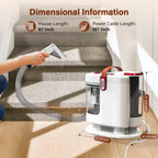 WhallPro® Carpet & Upholstery Cleaner Machine, Portable Spot Vacuum for Couch, Sofa, Pet Stain, Car Seat