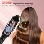 SKIMI Thermal Brush, Curling Iron, Heated Round Brush with LED Display and Ceramic Coating