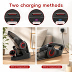 WHALL Cordless Handheld Vacuum Cleaner with Charging Dock, Lightweight Portable Design for Home Daily Cleaning, Countertop/Compact Storage