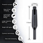 WHALL Cordless Handheld Vacuum Cleaner, Powerful Suction Portable Hand Vacuum with LED Light, Rechargeable Lightweight Mini Hand held Vacuum with HEPA Filte