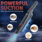WHALL Handheld Vacuum Cleaner, 15kPa Powerful Suction Cordless Hand Vacuum with Bldc Motor, LED Light and Charging Dock for Home and Office