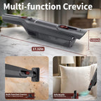 WHALL Handheld Vacuum Cleaner, 15kPa Powerful Suction Cordless Hand Vacuum with Bldc Motor, LED Light and Charging Dock for Home and Office