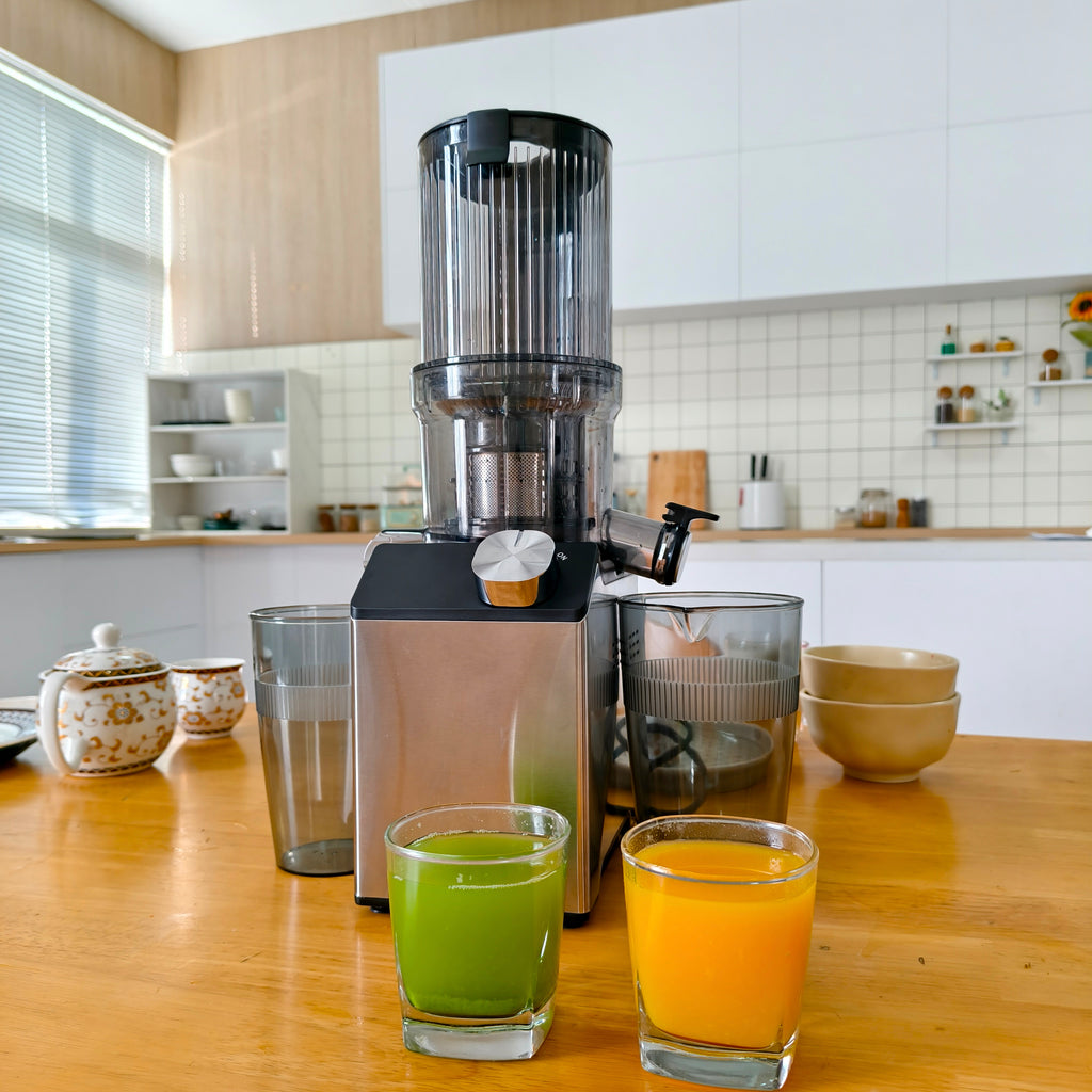 Whall Cold Press Juicer Machines with 4.2" Extra Large Feed Chute, Reverse Function