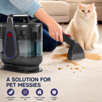 WHALL Carpet Cleaner Machine with Strong Suction for Upholstery, Carpets, Sofas, Stairs and Pet Stains
