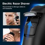 Nicebay Electric Razor, Electric Shavers for Men, Wet/Dry Shaver LED Display/Travel Lock/Type C/Ipx7