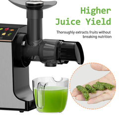 Masticating Juicers, Celery Slow Juicer Machine Cold Press Juicer for Celery/Vegetable/Wheat, Extractor de Jugos Y VEGETALES, Juice Extractor