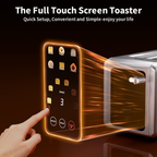 WHALL 2-Slice Touchscreen Toaster