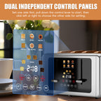 WHALL 4-Slice Touchscreen Toaster